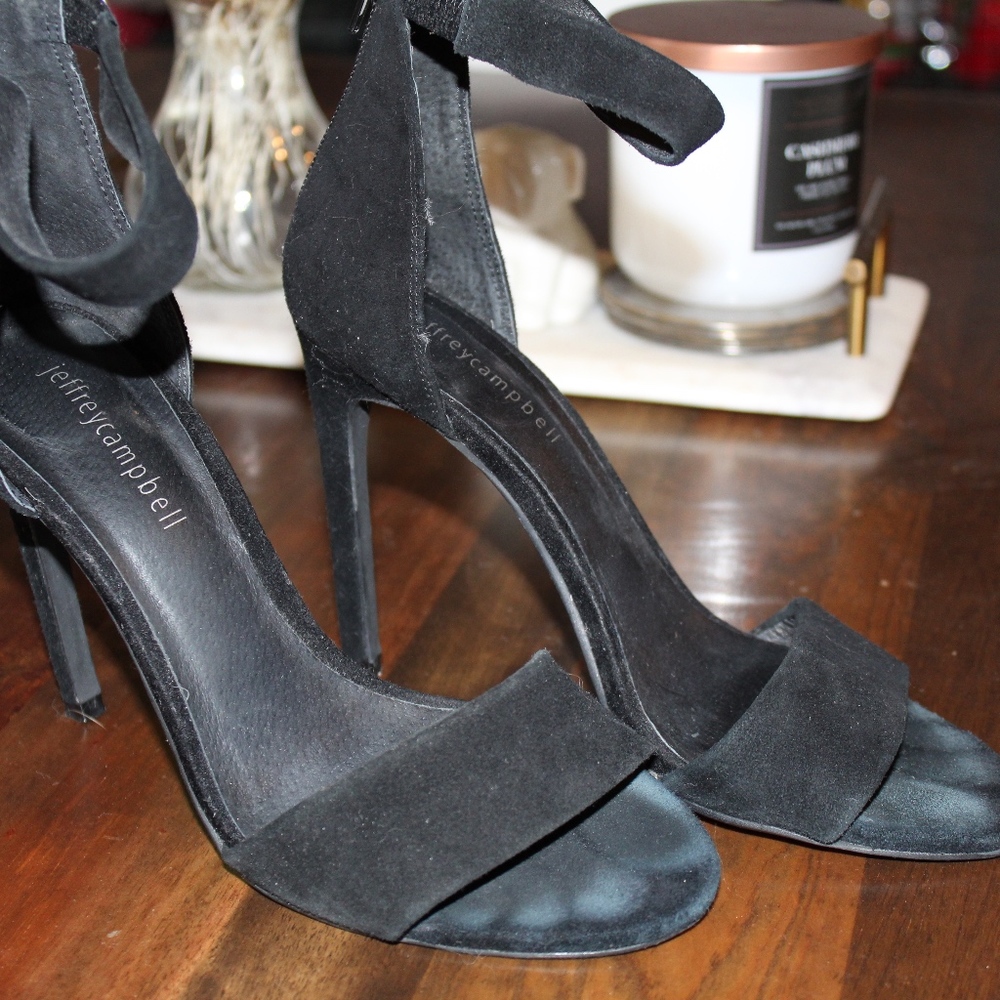 Black Suede Heels